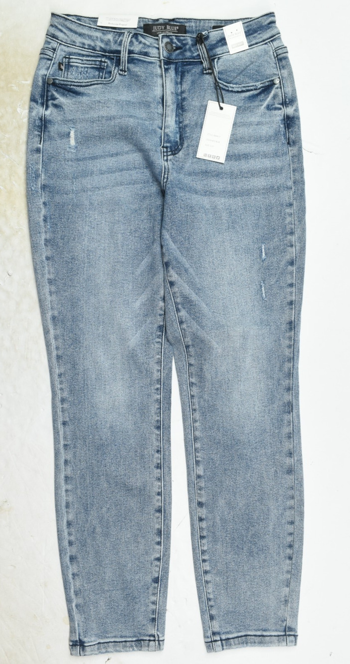 Judy Blue Jeans Womens 5/27 Blue Slim Fit High Waisted Stretch Denim